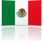 Mexico 8 x 12 Mini Flag