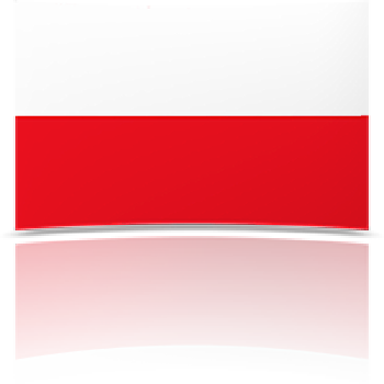 Poland 8 x 12 Mini Flag