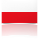 Poland 8 x 12 Mini Flag