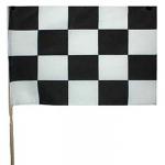 Promotional Cotton 4 x 4Checker Flags