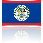 Belize Indoor Flag - Fringed or Unfringed